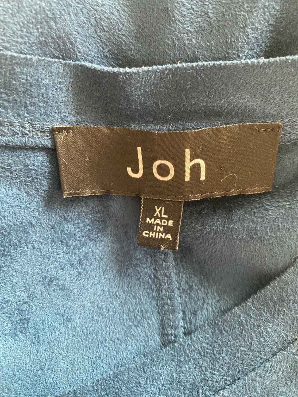 Joh  XL faux suede blue dress - Picture 5 of 6